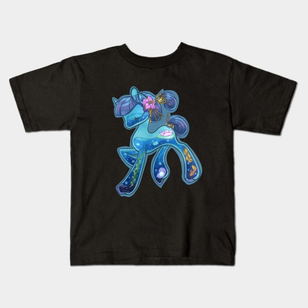 Aqua Dreamling Kids T-Shirt by Synzaphine